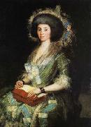 Francisco de goya y Lucientes Portrait of the Wife of Juan Agust oil painting artist